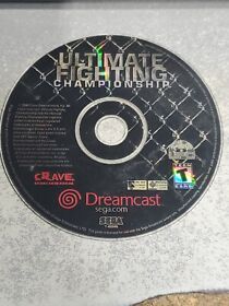 🔥 Ultimate Fighting Championship (Sega Dreamcast, 2000) Disc Only!