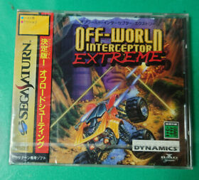 Off-World Interceptor Extreme Game Software Sega Saturn BMG Victor Deadstock