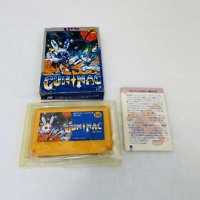 Gun Nac Famicom/SNES Tonkin House Software Game Vintage With box ＆ manual Japan