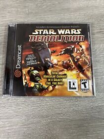 Star Wars: Demolition (Sega Dreamcast, 2000) Complete CIB W/ Manual Not Tested