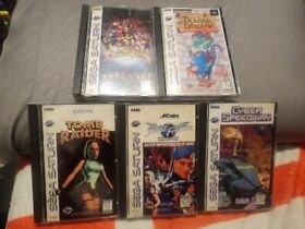 5 Great Sega Saturn CIB (Game,Case, Manual TESTED Dics Great Must See Pics. 