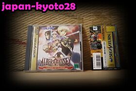 Albert Odyssey Gaiden w/spine card Sega Saturn SS Japan  Good Condition