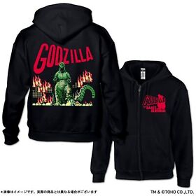 Godzilla FC Family Computer Ver. Full Zip Hoodie Black Games Glorious Japan New