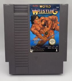 Tecmo World Wrestling - Nintendo NES - PAL - nur Patrone - GETESTET
