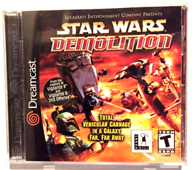 STAR WARS:Demolition~ 2000 ~SEGA DREAMCAST~Video Game~Rated T~LUCAS ARTS~NM