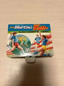 Super Cassette Vision SUPER SOCCER Sports Video game software Japanese ver. USED