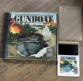 Gunboat (TurboGrafx-16) Complete in Case