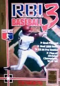 RBI Baseball 3 For Nintendo NES Vintage 7E