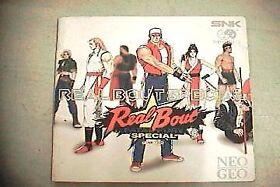 NEO GEO CD Real Bout Fatal Fury Special Neogeo SNK nc form JP