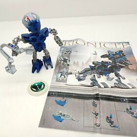 Lego Bionicle 8609 Matoran Tehutti 100% Complete w/Instructions with Disk 2004