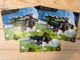 Lego Instruction Manual, 8941 Bionicle Rockoh T3 Book 1 & 2 & 3 Complete - Good