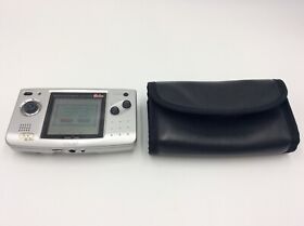 Neo Geo Pocket Color SNK Console Silver  with bag