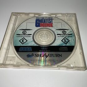 Greatest Nine Sega Saturn Japan import US Seller Disc Only