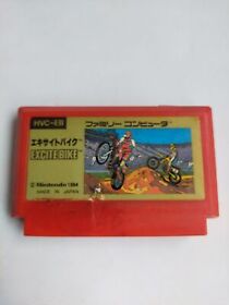 Excite Bike Famicom pre-owned Nintendo Tested and working