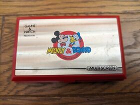 NINTENDO GAME & And Watch Mickey & Donald 1982 JAPAN Mouse