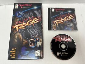 Primal Rage (Panasonic 3DO) COMPLETE w/Disc, Manual, Box CIB LONG BOX Goldstar