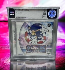 9.6 A+ 1st Print! Sonic Adventure 1 Sega Dreamcast WATA Graded Not VGA CGC