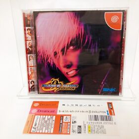 The King of Fighters 99 Evolution Dreamcast w/spine Tested NTSC-J from Japan