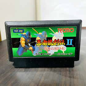 Ninja Ryukenden 2 Nintendo Famicom Tecmo 1990 TCF-NW Japanese Version Action
