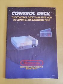 Nintendo NES: Control Deck System Consola REV-3- Libro de instrucciones Manual SOLAMENTE