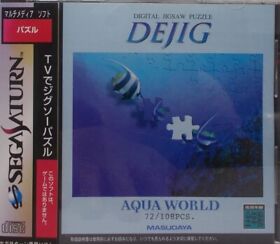 Sega Saturn Dig Aqua World Japan Game