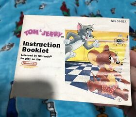 Nintendo NES Video Game Instruction Manual Tom and & Jerry
