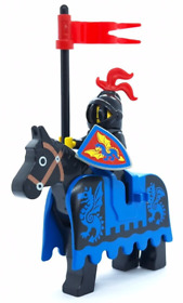 Lego Vintage Castle Black Monarch's Castle 6085 Minifigure Knight w/Barding