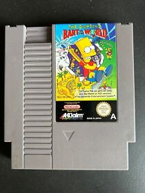 The Simpsons: Bart vs. the World - Nintendo NES - PAL UKV - Tested & Working