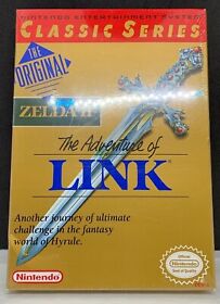 NES Nintendo Zelda II The Adventure of Link Totalmente Nuevo Sellado de Fábrica *Leer*