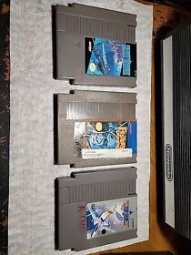 Nintendo NES  Video Games Lot Top Gun, Silent Service, & Festers Quest