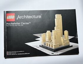Lego Architecture, Rockefeller Center 21007, Includes Manual, No box