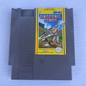 BASEBALL STARS (Nintendo Entertainment System) NES Cartridge - AUTHENTIC  TESTED