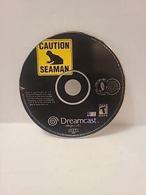 Caution Seaman For Sega Dreamcast Authentic Original Game Disc Only Tested Clean