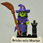 New Genuine LEGO Wacky Witch Minifig with Broom and Cat Series 14 71010