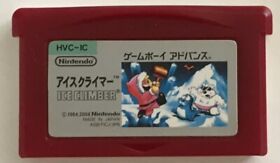 Ice Climber Famicom Mini GBA (Nintendo GameBoy Advance, 2004) Game Boy Cartridge