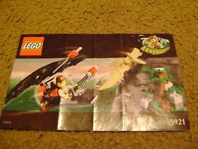 LEGO INSTRUCTION MANUAL BOOKLET ADVENTURES DINO ISLAND 5921 RESEARCH GLIDER 