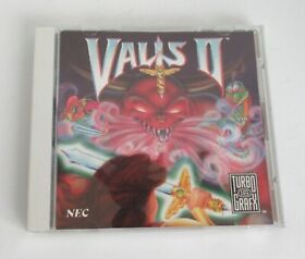 TurboGrafx-16 Valis II CD, with Game, Case, and Manual