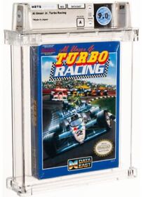 A Unser Jr. Turbo Racing 9.0 A New Sealed H-Seam Nes Nintendo (1988, Oval Soq )