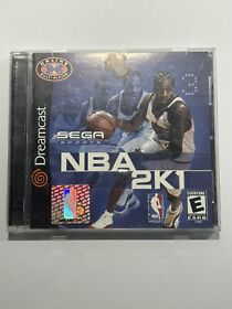 NBA 2K1 (Sega Dreamcast, 2000)  CIB COMPLETE