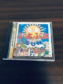 PUYO PUYO SUN For Sega Sega Saturn ss Japan T-6603G 1997 good condition 