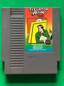 Vintage Nintendo: Elevator Action (NES) - five-screw game and manual only