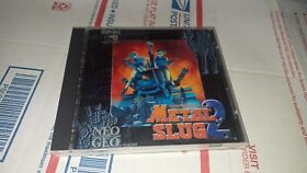 RARE Authentic English Version U.S. Metal Slug 2  Neo Geo CD 