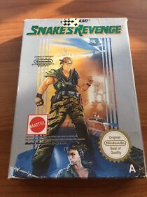 Nintendo NES Game: Snake's Revenge PAL-A CIB AUS MATTEL