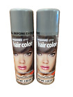 2 Pack Temporary Hair Color Spray On Wash Out GREY Halloween Party Cosplay