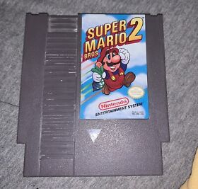 Super Mario Bros 2 Nintendo NES Original Authentic Retro Classic Game!