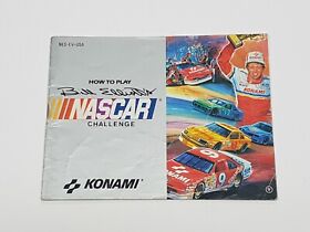 Bill Elliot's NASCAR Challenge Authentic Original NES Nintendo Manual Only