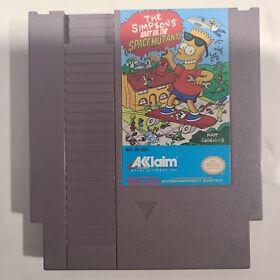 The Simpsons : Bart vs. the Space Mutants Nintendo NES 1991 Authentic TESTED