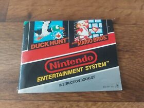 Duck Hunt / Super Mario Bros. - manual only - Nintendo NES