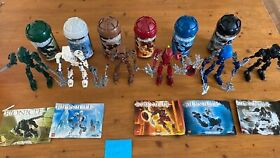 LEGO Bionicle 6 Toa Metru Nui Complete: 8601 8602 8603 8604 8605 8606 +canisters