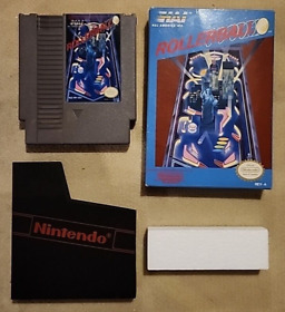 Rollerball - Nintendo NES - Game, Box, Sleeve & Box Protector - Very Nice!